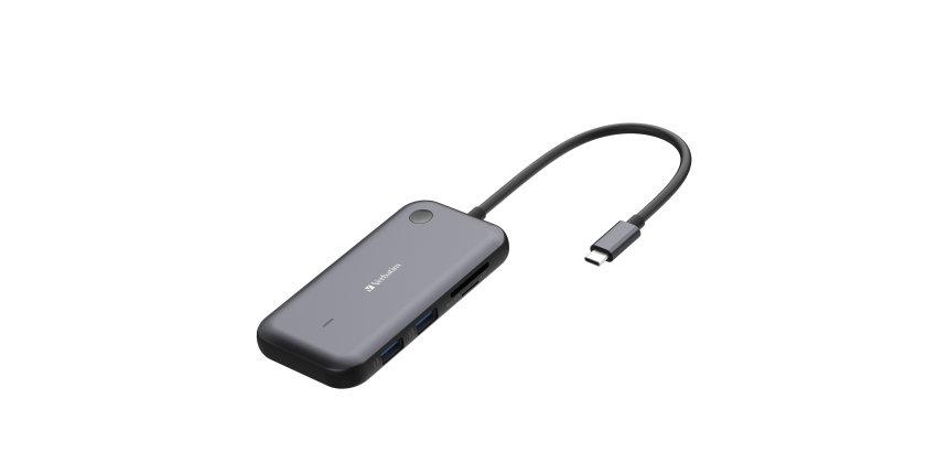 Verbatim - Share My Screen 1080p USB-C Wireless Display Adapter con Hub WDA-01 - 32146