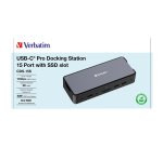 Verbatim - USB-C Pro Docking Station 15 Port - 32173