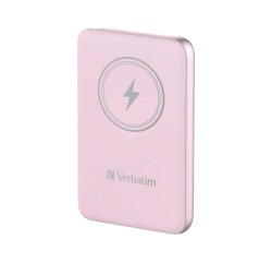Verbatim - Power Bank Wireless -  10000 mAh - Rosa - 32248