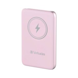 Verbatim - Power Bank Wireless -  10000 mAh - Rosa - 32248