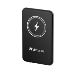 Verbatim Charge 'n' Go Magnetic Wireless Power Bank 5000mAh Black