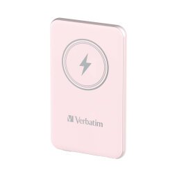 Verbatim - Power Bank Wireless -  5000 mAh - Rosa - 32243