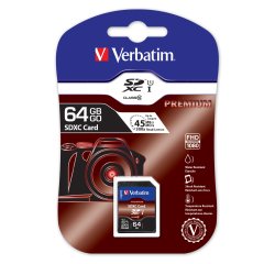 Verbatim - Scheda SDHC XC Class UH S-1 - 44024 - 64BG