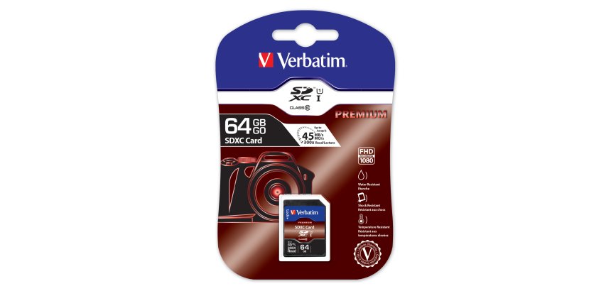 Verbatim - Scheda SDHC XC Class UH S-1 - 44024 - 64GB