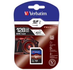 Verbatim Premium memory card 128 GB SDXC Class 10