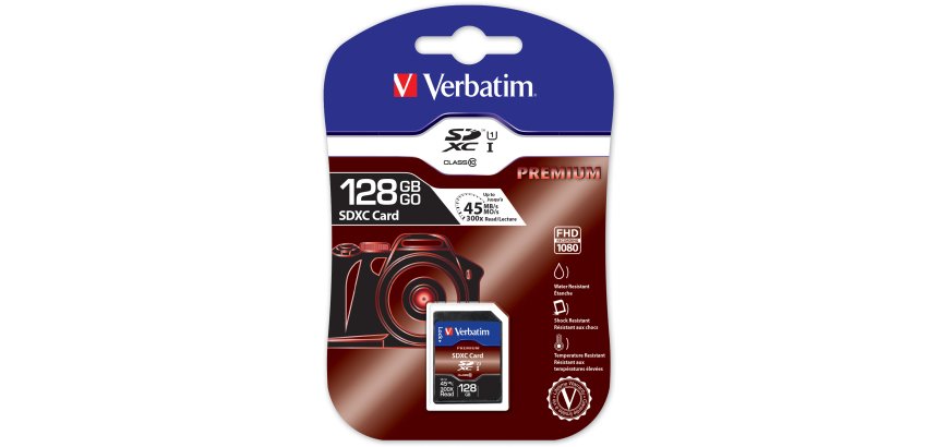 Vertbatim - Scheda SDHC Premium SDXC Class 10/UHS-1 - 44025 - 128GB