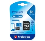 Verbatim Premium 64 GB MicroSDXC Class 10