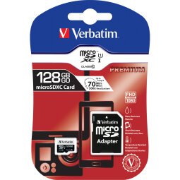 Verbatim Premium 128 GB MicroSDXC UHS-I Class 10