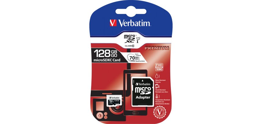 Verbatim Premium 128 GB MicroSDXC UHS-I Class 10