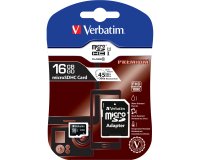 Verbatim - Micro SDHC Classe 10 fino a 45mb/sec - 44082 - 16GB