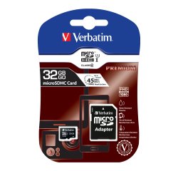 Verbatim - Micro SDHC Classe 10 fino a 45mb/sec - 44083 - 32GB