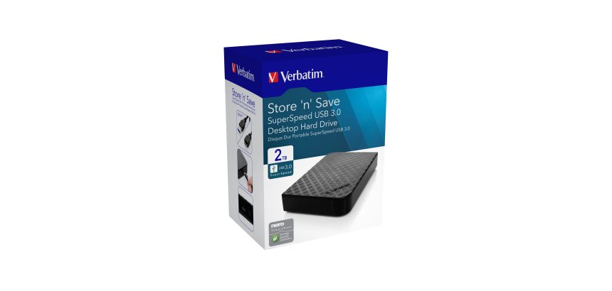 Verbatim - HDD esterno 3.5 USB 3.0 - 47683 - 2TB