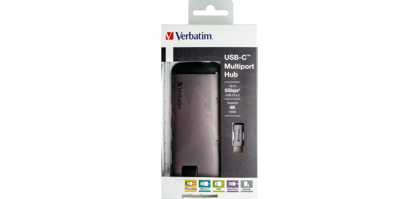 Verbatim - USB-C Adattatore USB 3.1 G1/ USB 3.0 X 3 / HDMI / SDHC / MICRO SDHC / R - 49142
