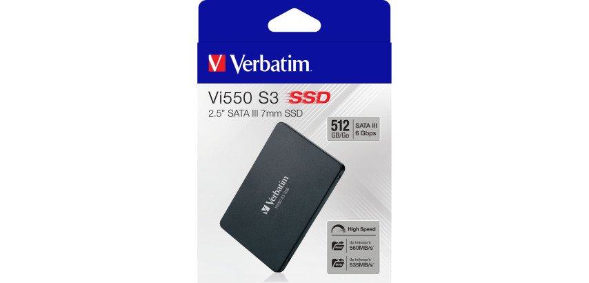 Verbatim - SSD Interno Vi550 SATA III 2.5'' SSD - 49352 - 512GB