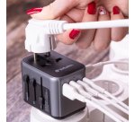 Verbatim - Adattatore da viaggio UTA-03 PD30W / QC / 2xUSB / 2xType-C
