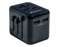 Verbatim - Adattatore viaggio UTA-02 con 2 x USB-A