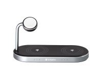 Verbatim - Supporto di ricarica wireless - 3-in-1 - WCS-03