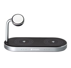 Verbatim - Supporto di ricarica wireless - 3-in-1 - WCS-03