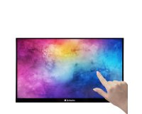 Verbatim 49591 computer monitor 35.6 cm (14") 1920 x 1080 pixels Full HD LCD Touchscreen Black
