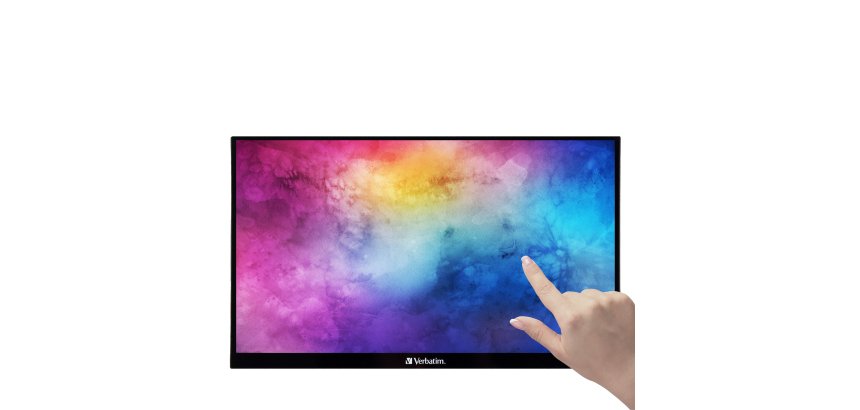 Verbatim - Monitor Portatile 14" - touchscreen Full HD - 1080p