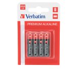 Pila ministilo AAA - 1,5V - 49920 - alcaline - Verbatim - blister 4 pezzi