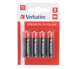 Pila stilo AA - 1,5V - 49921 - alcaline - Verbatim - Blister 4 pezzi