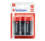 Pila torcia - D - 49923 - alcalina - Verbatim - blister 2 pezzi
