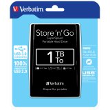 Verbatim - Hard disk Store 'N'Go Usb 3.0 - Nero - 53023 - 1TB