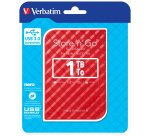 Verbatim - Usb 3.0 portatile Store 'N'Go 9,5mm drive - Rosso - 53203 - 1TB