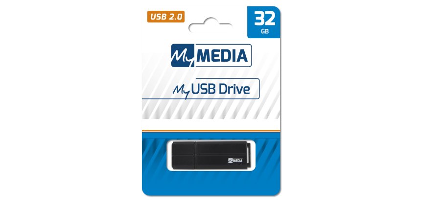 MyMedia MyUSB Drive USB flash drive 32 GB USB Type-A 2.0 Black