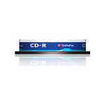 Verbatim - Scatola 10 CD-R Data Life serigrafato - spindle 1X-52X - 43437 - 700MB