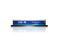 Verbatim - Scatola 10 CD-R Data Life serigrafato - spindle 1X-52X - 43437 - 700MB