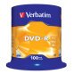 Verbatim - Scatola 100 DVD-R - serigrafato - 43549 - 4,7GB