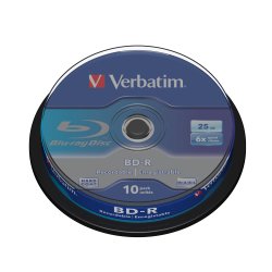 Verbatim - BD-R x 10 - 25 GB - storage media