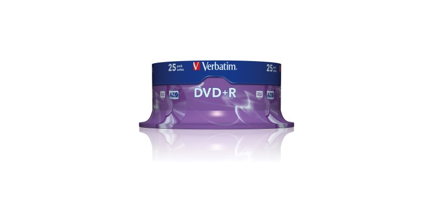 Verbatim - Scatola 25 DVD+R - serigrafato - 43500 - 4,7GB