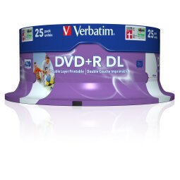 Verbatim - DVD+R DL x 25 - 8.5 GB - storage media