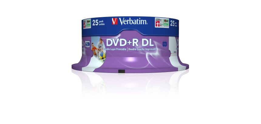 Verbatim 43667 blank DVD 8.5 GB DVD+R DL 25 pc(s)