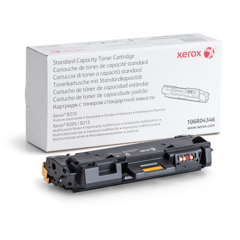 Xerox Cartuccia toner Nero a Capacità standard da 1500 Pagine per Stampante ® B210, Stampante multifunzione ® B205?/? ® B215 (106R04346)