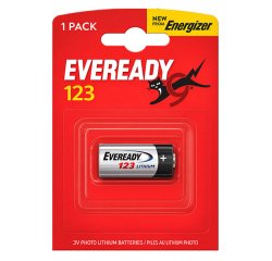 Micropila Eveready CR123 - litio - Energizer