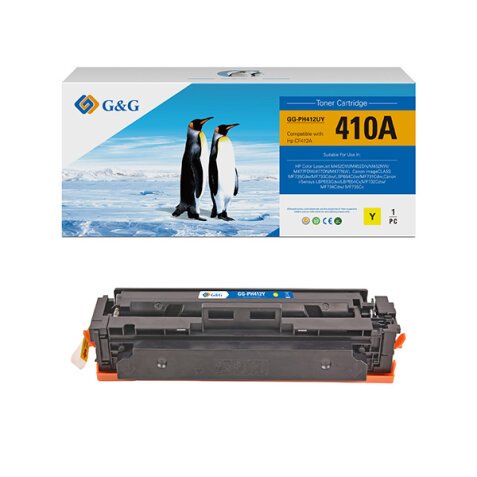 G&G - Toner Compatibile per Hp CF412A- Giallo - 2.300 pag