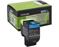 Lexmark - Toner - Ciano - 80C20C0 - return program - 1.000 pag