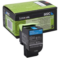 Lexmark - Toner - Ciano - 80C20C0 - return program - 1.000 pag