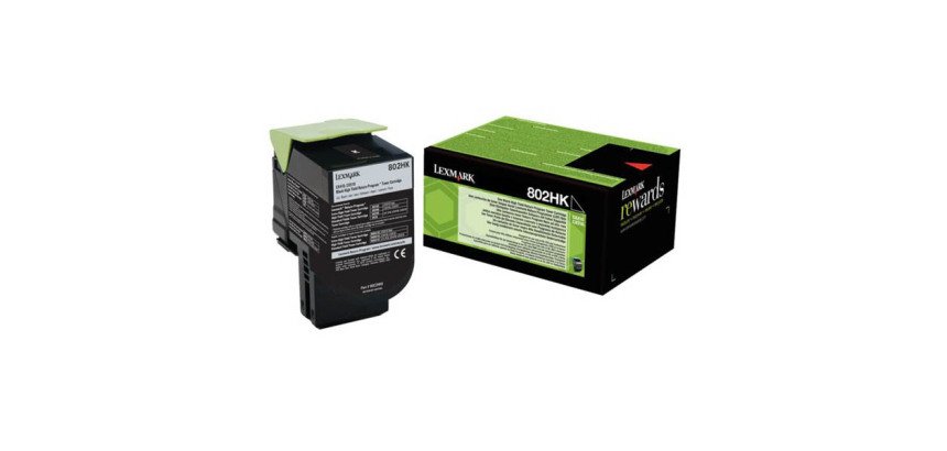 Lexmark 802HK toner cartridge 1 pc(s) Original Black