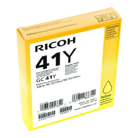 Ricoh 405764 ink cartridge 1 pc(s) Original Standard Yield Yellow