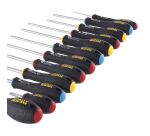 Tournevis d'électricien + mécanicien + Phillips + Pozidriv - 12 pièces - Fatmax