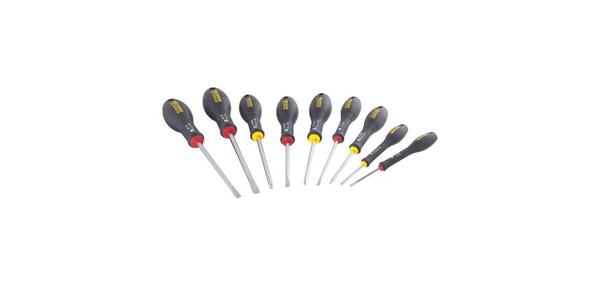 Tournevis d'électricien + mécanicien + Phillips + testeur - 10 pièces - Fatmax