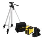 Kit niveau laser 360° CROSS360 rouge + trépied