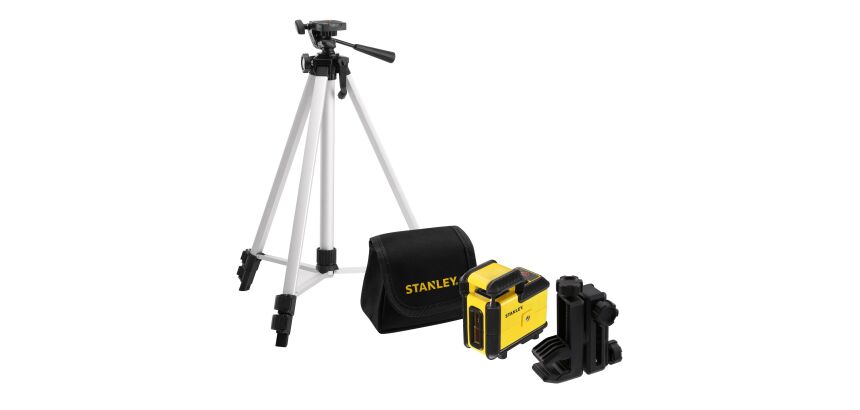 Kit niveau laser 360° CROSS360 rouge + trépied