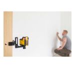 Kit niveau laser 360° CROSS360 rouge + trépied