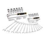 Coffret de douilles 1/4 + 1/2 + clés mixtes - jeu de 50 pièces STANLEY® FATMAX®